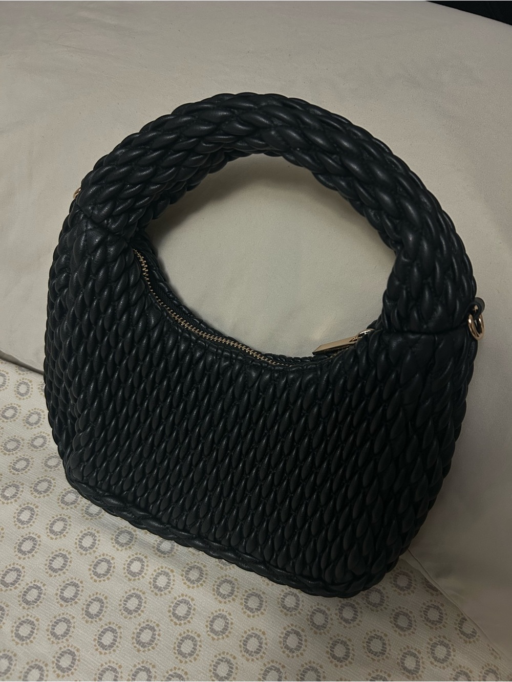 H&M Black Braided Shoulder Bag
